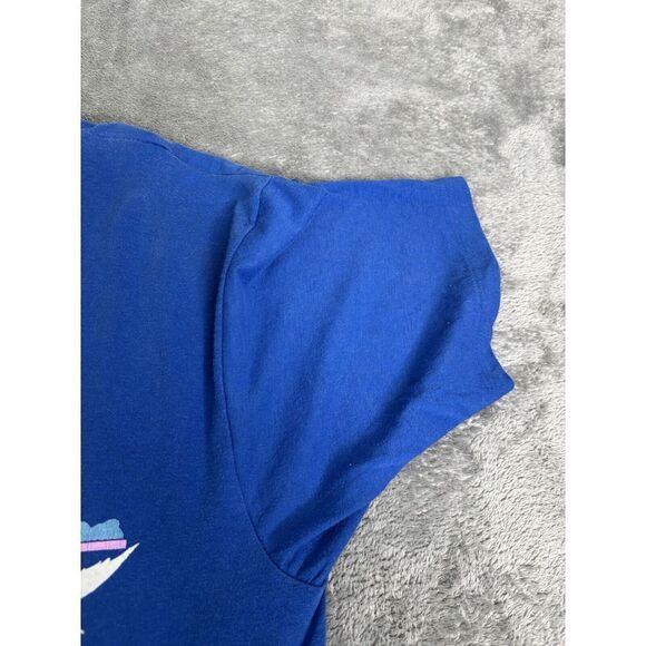 Vintage 80s Bermuda Nature Short Sleeve T Shirt Men's Size Large Blue - Picture 7 of 12